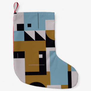 Meia De Natal Pequena Bauhaus composition artwork made with abstract ele