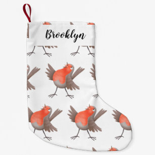 Meia De Natal Pequena Bela fotografia de pássaro latino