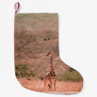 MEIA DE NATAL PEQUENA BELA GIRAFFE