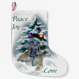 Meia De Natal Pequena Belga Tervuren Natal