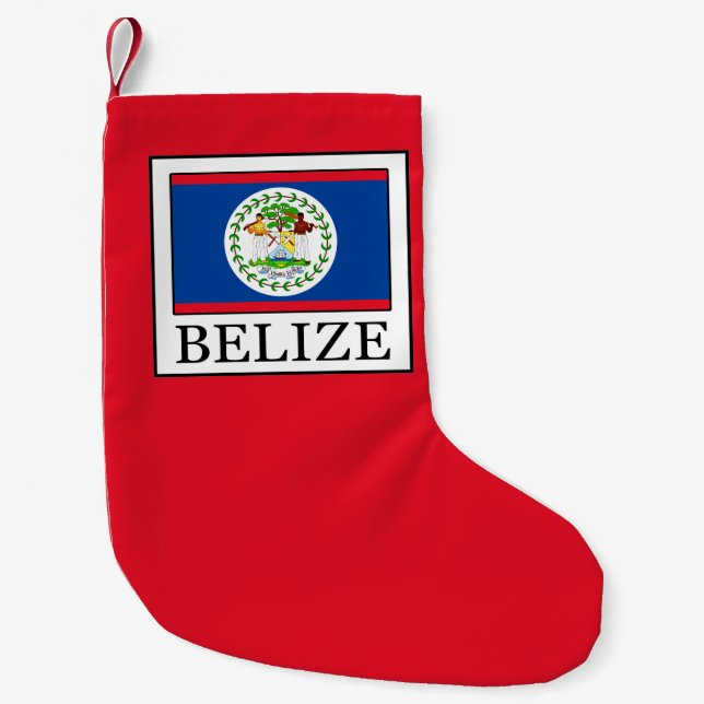 Meia De Natal Pequena Belize (Frente)