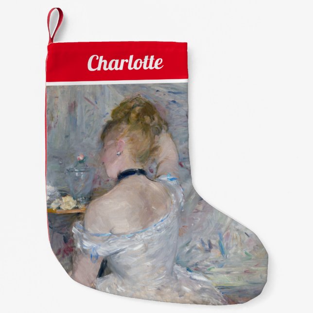 Meia De Natal Pequena Berthe Morisot - Mulher na sua Toilette (Frente)