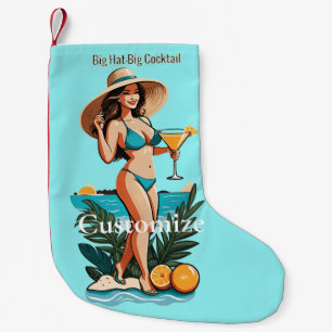 Meia De Natal Pequena Bikini Babe Big Hat - Grande Coquetel Thunder_Cove