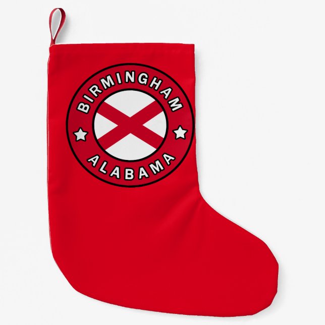 Meia De Natal Pequena Birmingham Alabama (Frente)