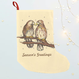 Meia De Natal Pequena Boas-vindas da temporada Red Tailed Hawk Bird Nata