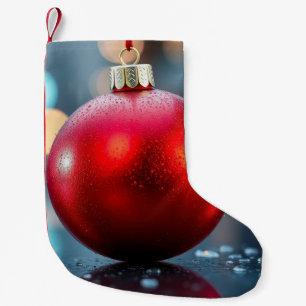 Meia De Natal Pequena bola de natal