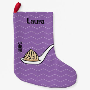 Meia De Natal Pequena Bolo chinês de Dim Sum da bolinha de massa da sopa