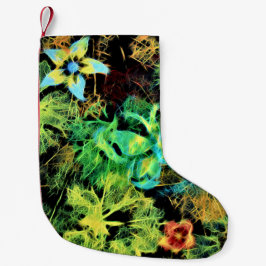 Meia De Natal Pequena Borboleta e Flor Rodilius — Banheira de Natal