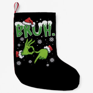 Meia De Natal Pequena Bruh 67 Seis Sete 6 7 Meme Natal Divertido Geração