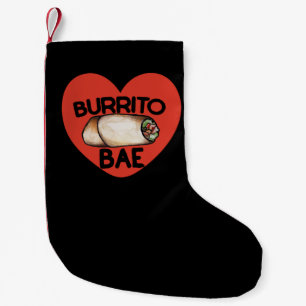 Meia De Natal Pequena Burrito BAE