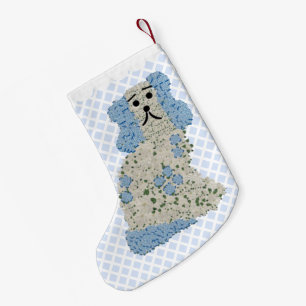 Meia De Natal Pequena Cachorro de Staffordshire