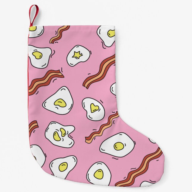 Meia De Natal Pequena Café da Manhã Bonanza: Delitos de Cartoon (Frente)