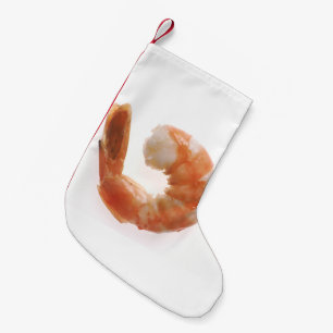 Meia De Natal Pequena Camarão cozinhado