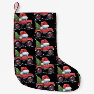 Meia De Natal Pequena Caminhão de Natal Árvore de Natal Xmas Piada de Fé