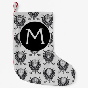 Meia De Natal Pequena Caneta e Tinta Anual do Torneio de Golfe