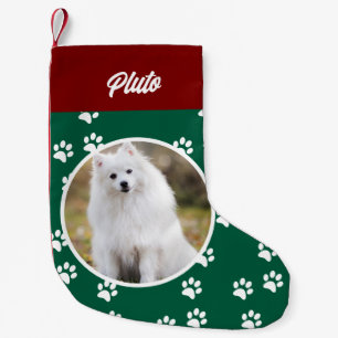 Meia De Natal Pequena Cão Festivo Cão Pet Foto: