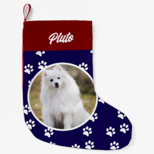Meia De Natal Pequena Cão Festivo Cão Pet Foto: