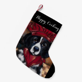 Meia De Natal Pequena Cão Terra Nova       