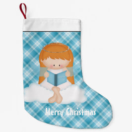 Meia De Natal Pequena Cartoon Natal Angel Holiday