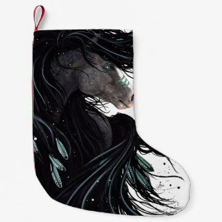 Meia De Natal Pequena Cavalo ideal por Bihrle
