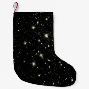 Meia De Natal Pequena Céu estrelado das estrelas da noite
