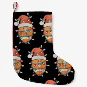 Meia De Natal Pequena Chapéu de Papai Noel de Futebol Natal Xmas Esporte