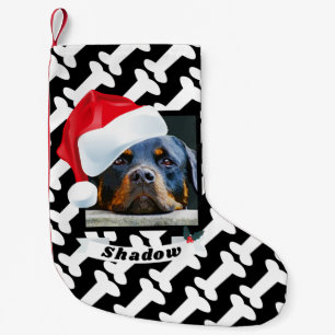Meia De Natal Pequena Chapéu do papai noel para o nome personalizado c