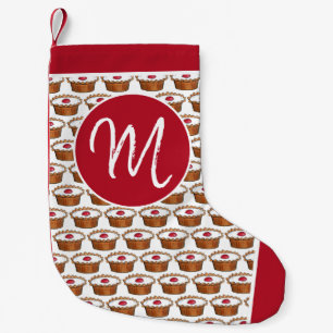 Meia De Natal Pequena Cherry Bakewell Tart Inglaterra - Comida britânica