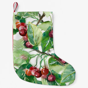 Meia De Natal Pequena Cherry Seamless Pattern