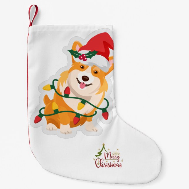 Meia De Natal Pequena Christmas Stocking (Frente)