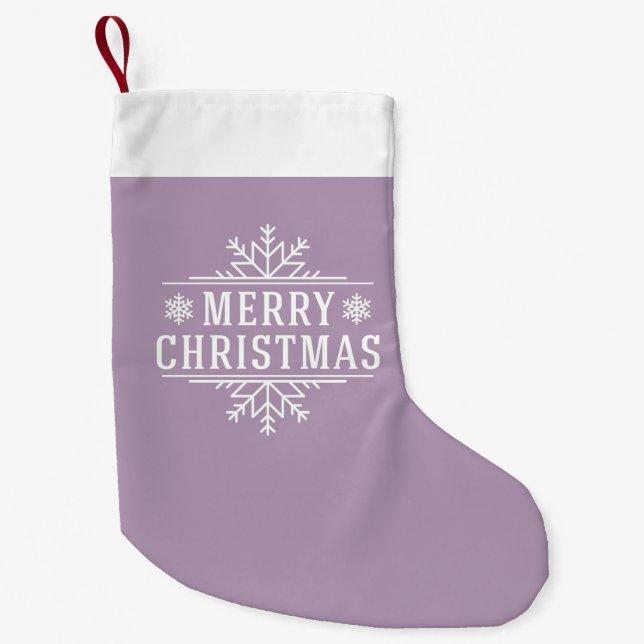 Meia De Natal Pequena Christmas Stocking (Frente)