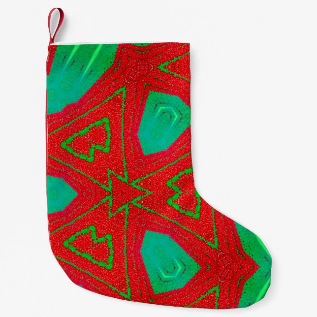 Meia De Natal Pequena Christmas Stocking (Frente)
