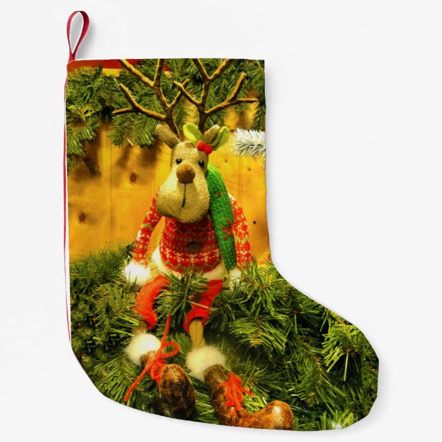 Meia De Natal Pequena "Chump em seu traseiro" que armazena (Frente)