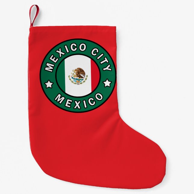 Meia De Natal Pequena Cidade do México México (Frente)