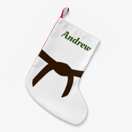 Meia De Natal Pequena Cinturão de Artes Marciais
