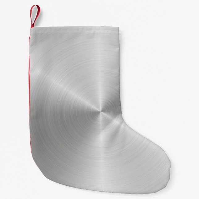 Meia De Natal Pequena Circular slabs metal iron (Frente)