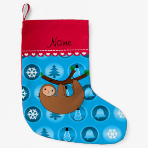 Meia De Natal Pequena Círculos conhecidos personalizados do Natal dos
