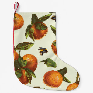 Meia De Natal Pequena Citrus & Bumblebee: Vintage sem carne