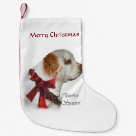 Meia De Natal Pequena Clumber Spaniel Natal