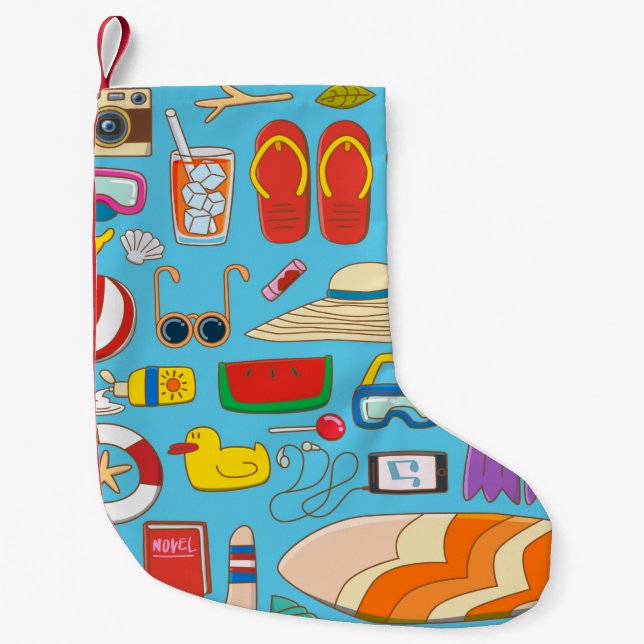 Meia De Natal Pequena Coleção de material de verão para o verão (Frente)