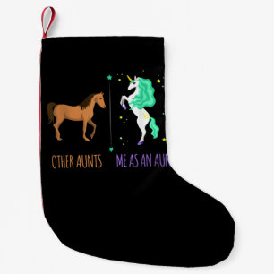 Meia De Natal Pequena Como Tia Ou Tia Dom De Cavalo Unicórnio