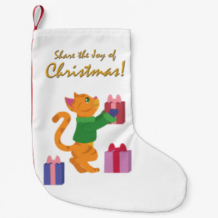 Meia De Natal Pequena Compartilhe a alegria do Natal!