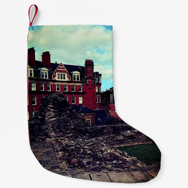 Meia De Natal Pequena Construções de Newcastle (Frente)