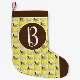 Meia De Natal Pequena Coquito Puerto Rican Eggnog Rum Bebida de Natal