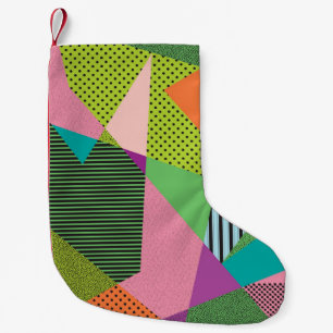 Meia De Natal Pequena Creative Memphis Frame Modern Design