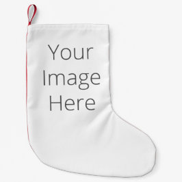 Meia De Natal Pequena Crie seu próprio natal personalizado