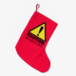 Meia De Natal Pequena Cuidado! Caros Papais noeis