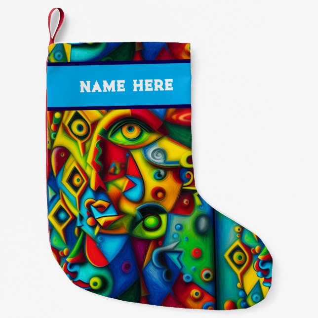 Meia De Natal Pequena Customizable stocking (Frente)