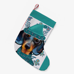 MEIA DE NATAL PEQUENA DACHSHUND