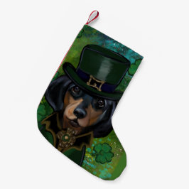 Meia De Natal Pequena Dachshund